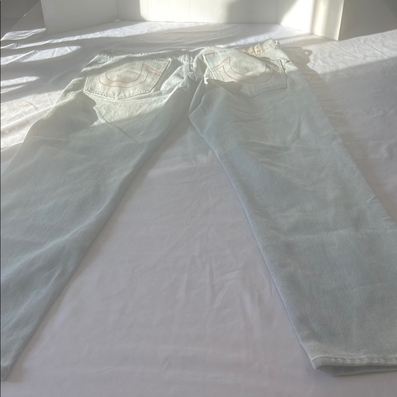 Men's Light Gray Straight Jeans - Picture 6 of 8